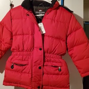 size 7/8 girls down jacket